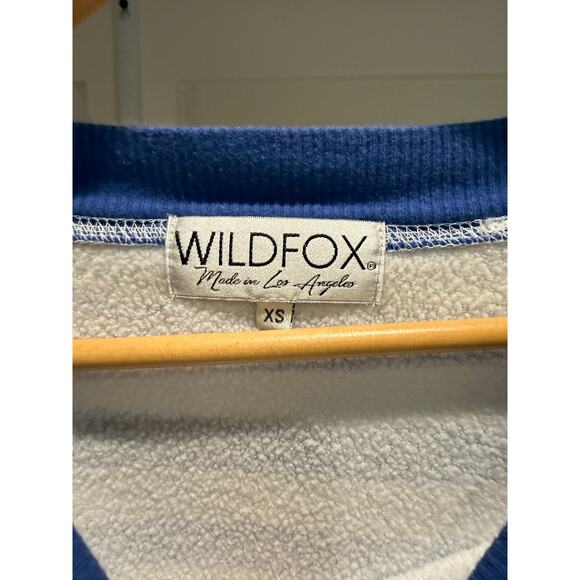 Wildfox Vacation State of Mind Striped Crew Neck Women's Sweatshirt Size XS - Picture 4 of 8